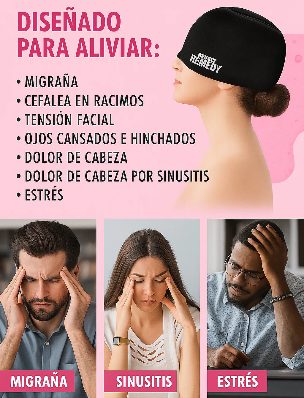 Máscara Facial -ChaoMigraña